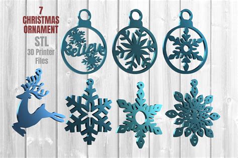 cnc machine ornaments|custom 3d christmas ornaments.